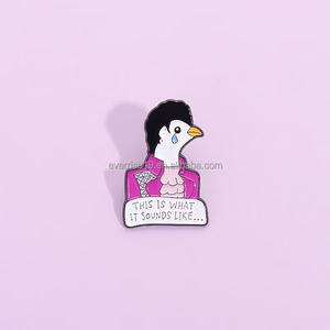 Gros Sad <span class=keywords><strong>Pigeon</strong></span> Métal Artisanat Insigne Émotionnel Animal Émail Pin - Product Image 2