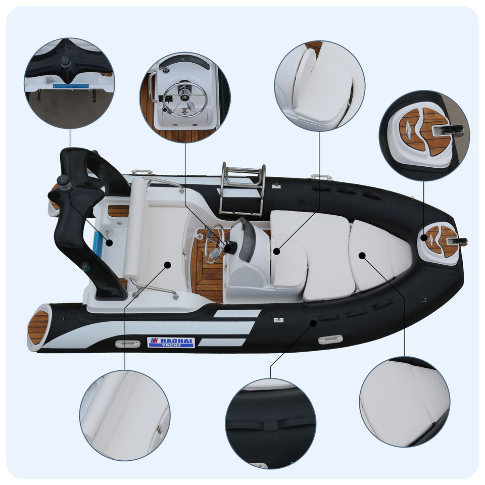 Haohai Orca Tube Fiberglass Dinghy 390 - Inflatable RIB
