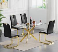 La chaise de salle à manger minimaliste en cuir PU en forme de Z est idéale pour une utilisation dans les maisons, les hôtels, les appartements et autres environnements.