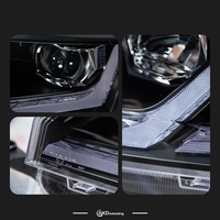 Feux avant AKD pour Skoda Rapid Octavia, lentille de projecteur, 2014-2018, feux avant, clignotants, accessoire automobile