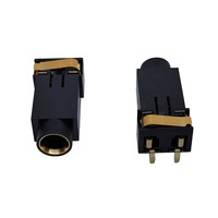 Connecteur audio équilibré femelle Swan 4,4 mm à cinq broches plaqué or avec résistance à la corrosion haute température pour interface auxiliaire
