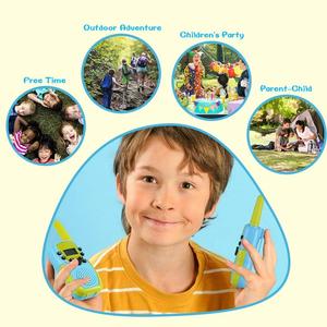 Prodotto magazzino USA 3 pezzi T388 bambini Walkie Talkie con CE FCC Rohs licenza gratuita <span class=keywords><strong>Ht</strong></span> all'aperto giocattolo regalo per bambini - Product Image 5
