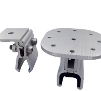Accessoires de montage solaire pour toiture en aluminium en gros, supports de montage solaire en acier, tôles de toiture métalliques, crochets, pinces pour toiture trapézoïdale
