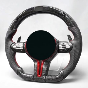 Volant de course universel en fibre de carbone forgée, pièces de performance automobile pour PC, compatible <span class=keywords><strong>BMW</strong></span> F22 - Product Image 1