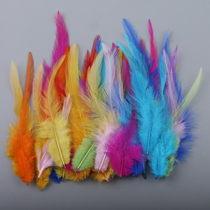 Vente Pas Cher Naturel Blanc DIY Coq Selle Plume Lâche En Vrac Mouche Attacher Pluma De Gallo Carnaval Chapeaux Dreamcatcher Décoration - Product Image 1