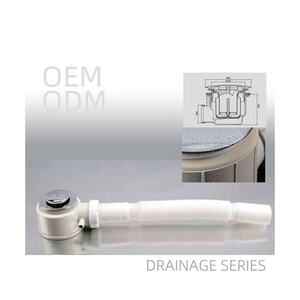 Drainage de sol de douche activé par le pied durable baignoire flexible et égouttoir de bac à douche pour salle de bain et baignoire - Product Image 1