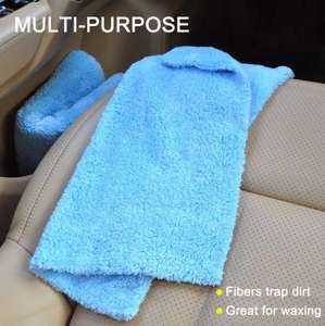 <span class=keywords><strong>Macallan</strong></span> Brothers Series Toallas de felpa de microfibra Coral Fleece de secado rápido y absorbente sin bordes para limpieza de cocina y coche - Product Image 6