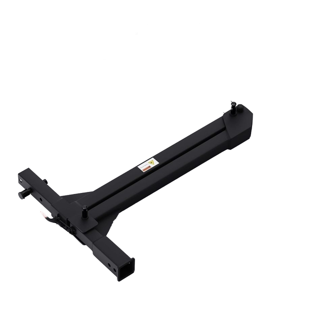 Easy-to-Assemble and Carry 90-Degree Swing Arm Hitch Mounted Bike Carrier Extension Universal Steel Attachment