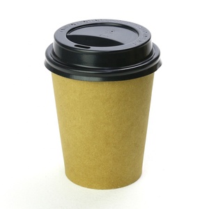 Biểu tượng tùy chỉnh màu đen mờ cốc giấy bị rò rỉ bằng chứng bán buôn đôi tường cách nhiệt để đi Cà Phê Cốc giấy - Product Image 4