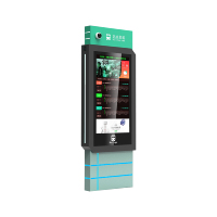Pantalla LCD de doble cara para exteriores de 2500 NITs, pantalla táctil de pie, parada de autobús, señalización Digital