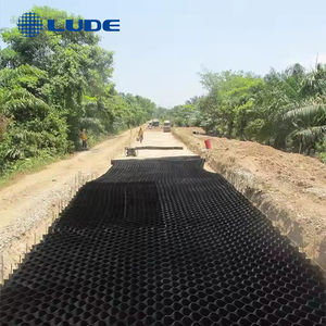 HDPE geocell sỏi lưới ổn định nhựa tổ ong di động Giam giữ hệ thống geocells cho đường - Product Image 1