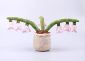 Plantes en pot en peluche mignonnes de guérison-Muguet, poupée de décoration de maison/bureau, idée cadeau, OEM/ODM disponible - Product Image 5