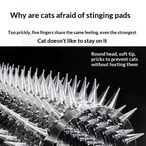 Protection <span class=keywords><strong>anti</strong></span>-rayures, <span class=keywords><strong>anti</strong></span>-escalade, griffes douces, protection <span class=keywords><strong>anti</strong></span>-piqûres de chat, <span class=keywords><strong>tapis</strong></span> de protection pour la maison, artefact d'entraînement pour chat, polyéthylène multi-tailles - Product Image 2