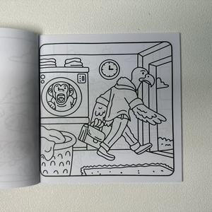 <strong>Custom</strong> Crime Scenes Coloring Book Cartoon Design Soft Cover <strong>Custom</strong> Coloring Book for Adults Dark Humor Art Hobby Gift - Product Image 3