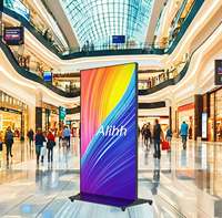 Écran tactile numérique vertical LCD de 75, 85 et 98 pouces, kiosque d'affichage, animation graphique, affichage sur pied pour centre commercial, SDK