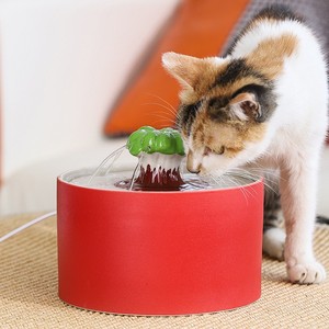 Fuente de agua cerámica para gatos, bebedero automático con agua circulante a temperatura constante, suministros para mascotas - Product Image 2
