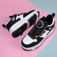 Chaussures à roulettes détachables 4 roues pour enfants garçons et filles – Idéales pour la marche et le patinage