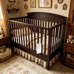 Lit bébé en bois pour enfants, taille complète, pour la maison, 4 en 1, avec fonctionnalités réglables pour plus de commodité - Product Image 3