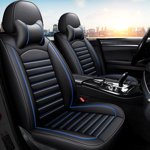 Housse de siège de voiture respirante en similicuir toutes saisons pour conducteur automobile SUV pick-up camion berline universelle antidérapante protection arrière - Product Image 3