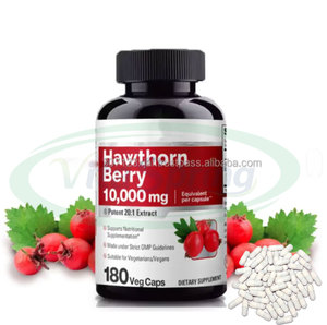VitaSpring OEM Organic Hawthorn <strong>Berry</strong> Extract <strong>Capsules</strong> Heart Health Supplement 500mg Hawthorn <strong>Berry</strong> <strong>Capsule</strong> - Product Image 1