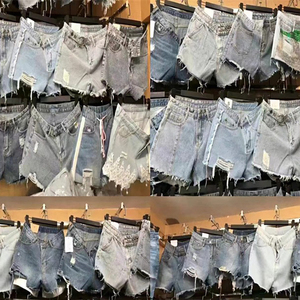 Shorts en Jean Denim d'<span class=keywords><strong>Occasion</strong></span> pour Femmes, Tailles Mixtes, Vente en Gros - Product Image 3