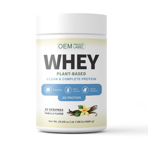 Poudre de protéines, poudre de protéines végétalienne, BCAA, probiotiques et enzymes digestives, <span class=keywords><strong>sans</strong></span> <span class=keywords><strong>gluten</strong></span> et <span class=keywords><strong>sans</strong></span> <span class=keywords><strong>lactose</strong></span>, vanille, 1,5 lb - Product Image 1