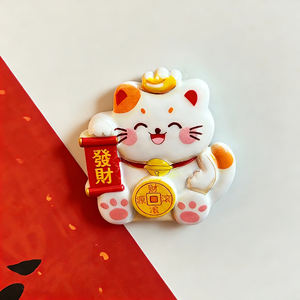 Imán <span class=keywords><strong>de</strong></span> Resina 3D con Diseño <span class=keywords><strong>de</strong></span> Gato <span class=keywords><strong>de</strong></span> <span class=keywords><strong>la</strong></span> Suerte y <span class=keywords><strong>Dios</strong></span> <span class=keywords><strong>de</strong></span> <span class=keywords><strong>la</strong></span> Riqueza del Año del Caballo 2026, Souvenir <span class=keywords><strong>de</strong></span> Año Nuevo para Decoración del Hogar y Regalo, Venta al Por Mayor - Product Image 5