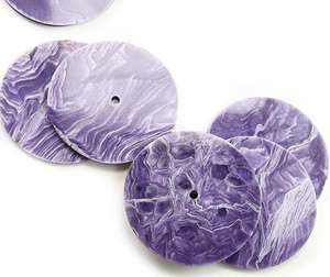 قرص من الأحجار الكريمة شبه الشارويت الطبيعي النادر والمكلف لساعات المعصم - Product Image 2