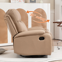 Directement de l'usine mode personnaliser PVC cuir décontracté rehausseur chaise berçante canapé simple fauteuil de canapé inclinable