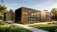 Skyacross Container Factory : Bâtiment préfabriqué moderne pour jardin, extérieur, salle de sport, studio, bureau, abri ou maison