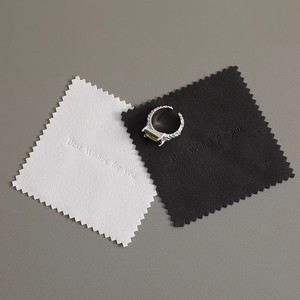 Chiffon de nettoyage et de polissage pour bijoux en daim gris 8*8, en gros, à prix réduit - Product Image 3