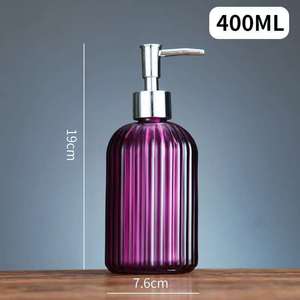 Usine En Gros Clair Brun Vert Bleu Verre Mousse Désinfectant Pour Les Mains Distributeur Bouteille avec <span class=keywords><strong>Bouchon</strong></span> De Pompe En Acier Inoxydable - Product Image 6