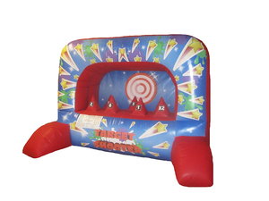 Shooter-Juego de disparo inflable para fiesta de carnaval, patio, nerfwall, galería de tiro - Product Image 3