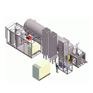 Planta de separación de aire criogénica BW que genera gas oxígeno y gas nitrógeno Sistema de planta de separación de aire criogénica