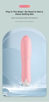 Masseur vibrant électrique portatif à fréquence unique pour femmes, rose, masturbateur féminin, articles intimes pour adultes, vente en gros, livraison directe