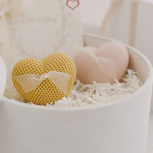 Bougie en forme de cœur à texture tissée, sans fumée, romantique, pour la Saint-Valentin, cadeau de mariage, décoration d'intérieur, ornement, vente <span class=keywords><strong>chaude</strong></span> - Product Image 5
