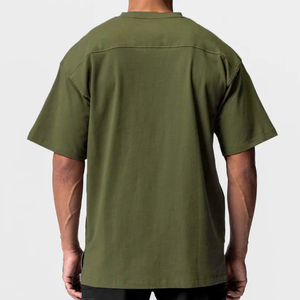 Camiseta Deportiva de Fitness para <span class=keywords><strong>Hombre</strong></span> 95% Poliéster 5% Spandex para Gimnasio con Diseño de Cuello Redondo Ropa Deportiva Lisa Camiseta con Logo Personalizado para <span class=keywords><strong>Hombre</strong></span> - Product Image 3