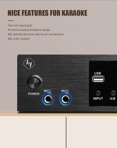 ODM/OEM Home Audio Amplifier 2 Zone 4ch Receptor para Karaoke Fabricado por Expert ODM/OEM - Product Image 5