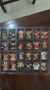 24-Tage-Adventskalender mit Highland-Kuh-Magie, 3D-Mini-Figuren aus Harz, Überraschungsbox, Weihnachts-Countdown-Kalender, Feiertagsgeschenk - Product Image 4