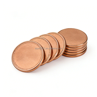 Pièce de monnaie en cuivre de collection gravée en 3D avec logo personnalisé, pièce commémorative en métal estampée sur mesure, plaquée or et argent
