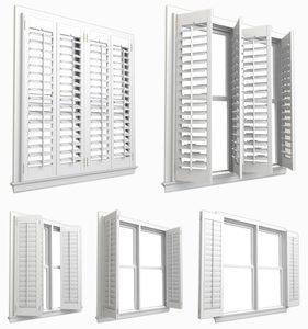 Rắn Bảng điều khiển nội thất màn trập tủ quần áo nội thất cửa sổ cửa chớp nội bộ cửa chớp - Product Image 1