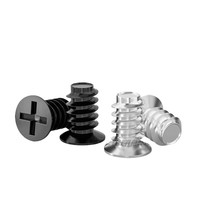 Vis autotaraudeuses à tête fraisée en acier inoxydable A2, M5, à empreinte Phillips, pour fixation de ventilateur de refroidissement de boîtier PC