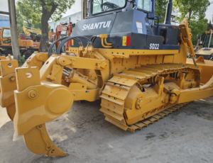 Bulldozer sobre orugas Shantui SD22 usado, Original SD22 de segunda mano, maquinaria hidráulica de construcción barata de alta calidad - Product Image 5