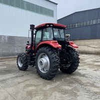 Tracteur agricole à roues YTO LX1504 150HP 4WD neuf avec cabine climatisée de luxe pour l'agriculture professionnelle