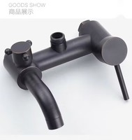 Robinet Bronze noir pommeau de douche ensemble de douche salle de bain ensemble complet avec pulvérisateur à main