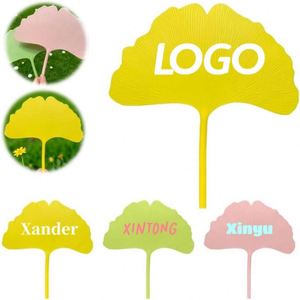 Custom LOGO Portable Ginkgo <b>Leaf</b> Shaped Hand Fan Lightweight Aesthetic Handheld Lucky Fans Outdoor Beach Picnic and Home Decor - Product Image 2