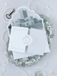 <span class=keywords><strong>Invito</strong></span> personalizzato per locali di lusso Suite pieghevole tascabile monogramma pieghevole <span class=keywords><strong>libro</strong></span> con copertina rigida inviti di nozze - Product Image 4