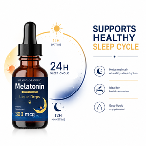 Gotas de Melatonina OEM para la Salud Inmunológica, Suplemento para Dormir, 10 mg de Melatonina Líquida en Gotas - Product Image 2