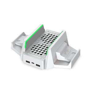 <span class=keywords><strong>Base</strong></span> de Refrigeración Vertical Multifuncional LED TYX-0663 para Consolas Xbox Series S, Soporte con <span class=keywords><strong>Base</strong></span> de Carga Dual y Estación de Refrigeración - Product Image 1
