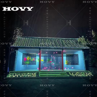 Système de projection interactif de réalité augmentée HOVY, salle de restaurant immersive en 3D holographique, écran LCD, résolution 1920x1200